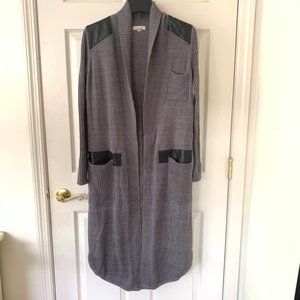 Urban Outfitters Gray Long Knit Cardigan Size M